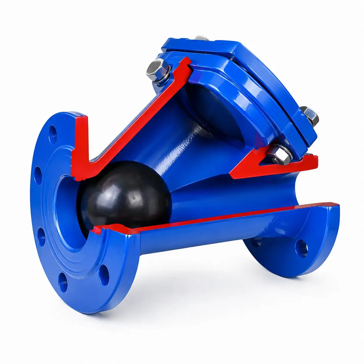 Clapet anti-retour à boule